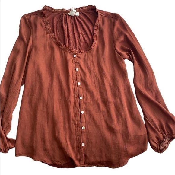 ANTHROPOLOGIE Dolan shirt size Small - Picture 3 of 7